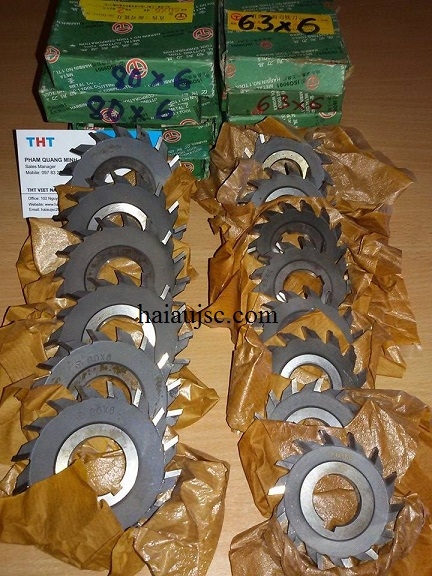 Dao phay đĩa 3 mặt 80x6